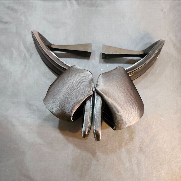 BRAND NEW FOREVER 21 SQUARE TOE SATIN THICK STRAP WOMEN'S SANDAL - Picture 12 of 15